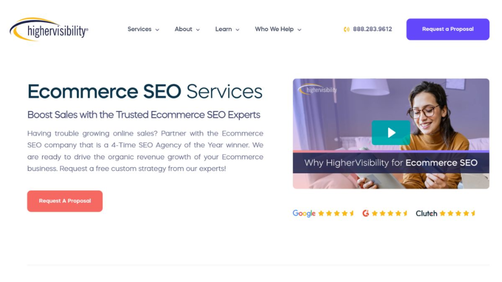 higher visibility - Best Ecommerce SEO Agency